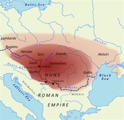 Slaget vid Catalauniska fältet, ett avgörande möte mellan romerskt imperium och hunnernas rike, utspelade sig under 451 e.Kr.